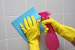 Spraying gloves sponge 150